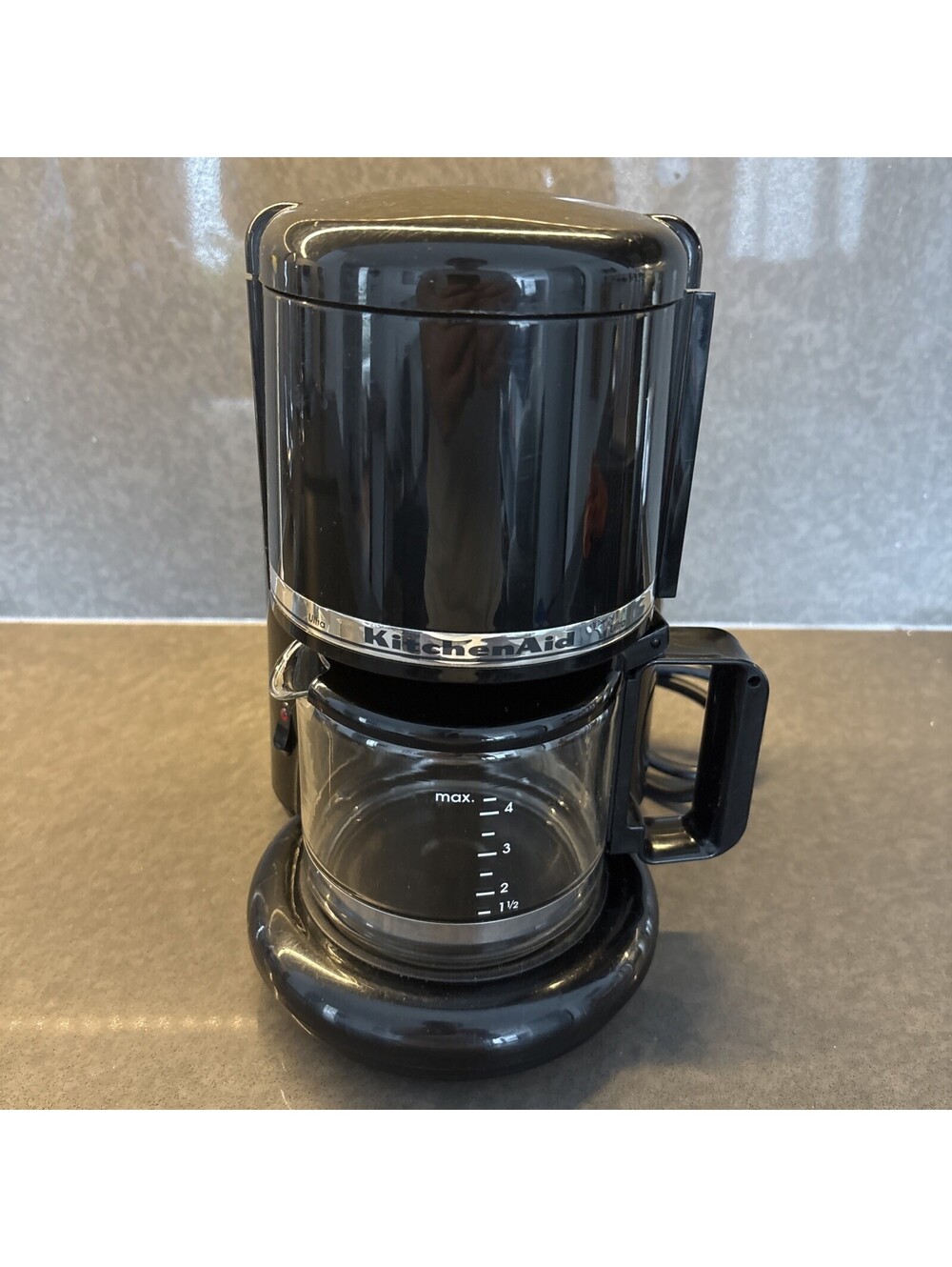 KitchenAid 4KCM0550b1 4-Cup Ultra Compact Household Coffee Maker Black